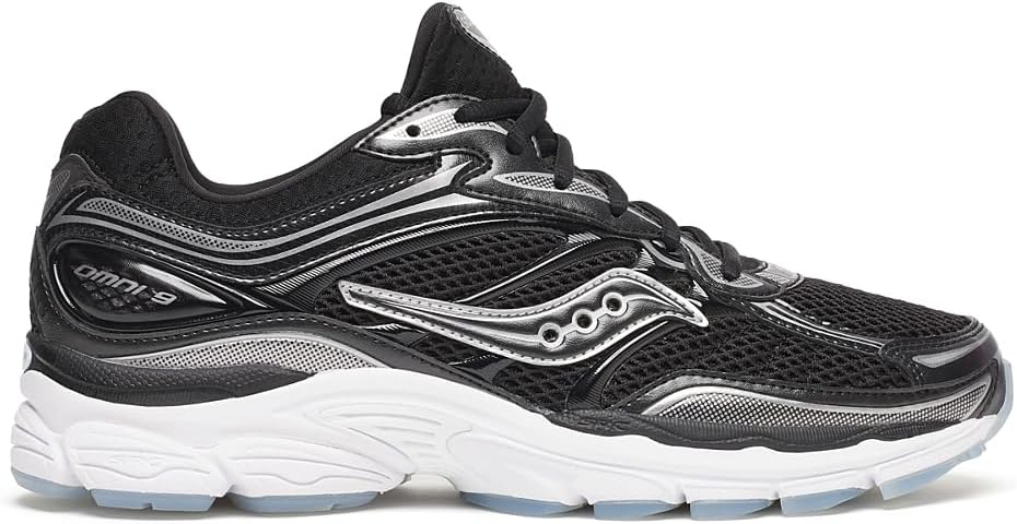 Saucony Black & Silver Progrid Omni 9 ( Men's size 8 , and Women's size 9.5)