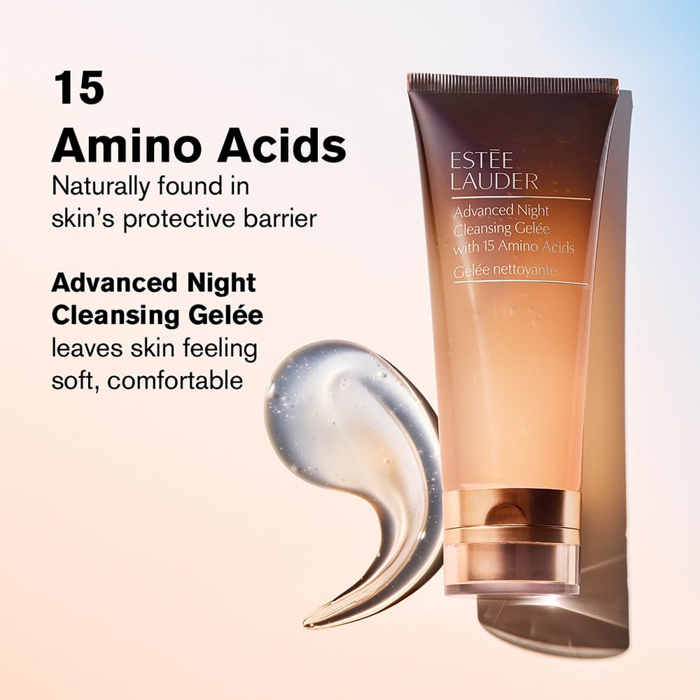 Estée Lauder Advanced Night Cleansing Gelée Foaming Face Wash Cleanser with 15 Amino Acids | Deep Pore Cleanser 3.4 Fl. Oz.