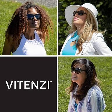 VITENZI Full Reader Sunglasses for Women Tinted Reading Barletta (NEW, OPEN BOX)