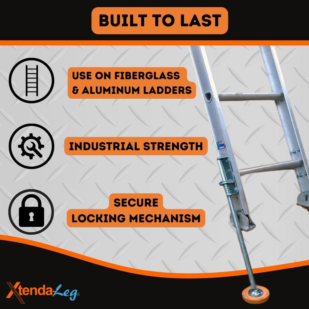 Xtenda-Leg Ladder Leveler for Extension Ladders - 1 Pair