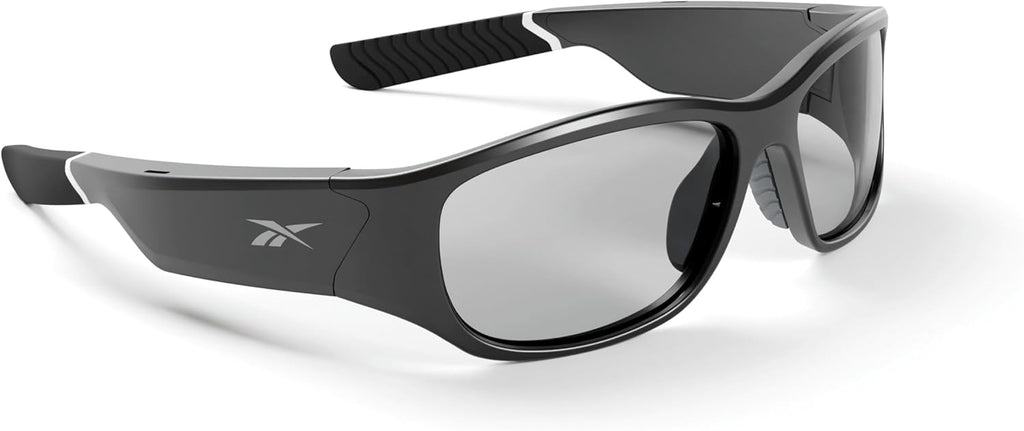 Reebok Nitrous Shift Smart Eyewear Powered by Lucyd - Photochromic Adaptive Lens - HiFi Bluetooth Sport Glasses