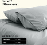 Miracle Made Luxe Soft Cooling Pillowcase, 2-Piece Silver-Infused Cotton Fabric, Cool and Breathable Case for Sensitive Skin, King/Cali King Size Covers, Rosewood