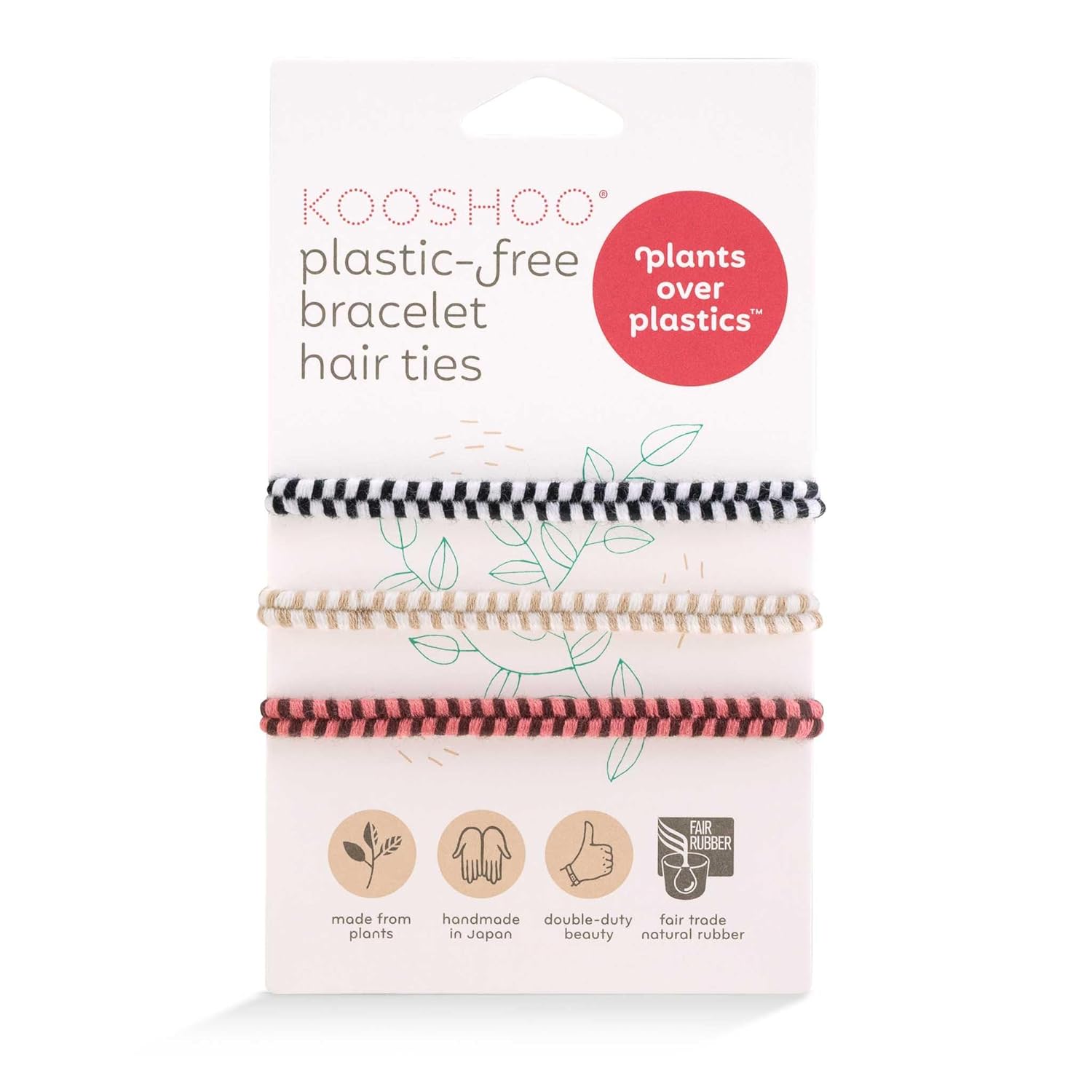 KOOSHOO Bracelet Hair Ties - Wanderlust - 3ct