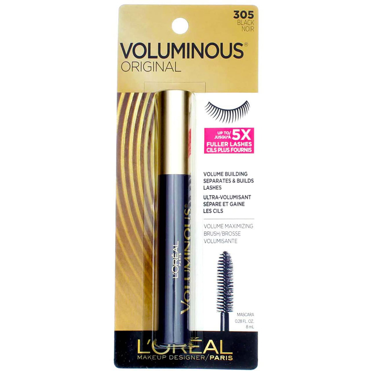L’Oreal Paris Voluminous Original Mascara: Black #305