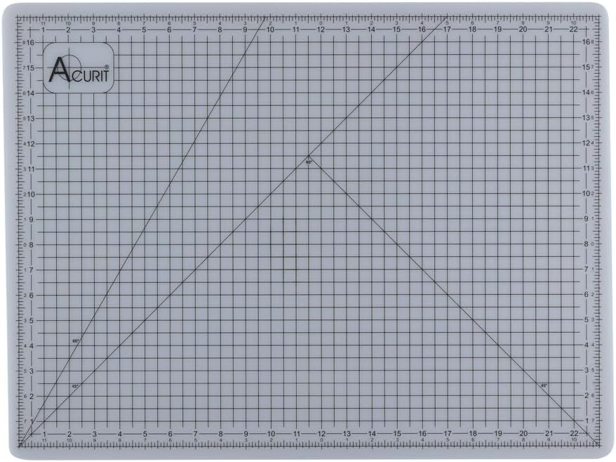 Acurit Self-Healing Cutting Mats - Self-Healing Craft Mats for Cutting, Measurements, Studios, Design, & More! - [Green - 18x24"]