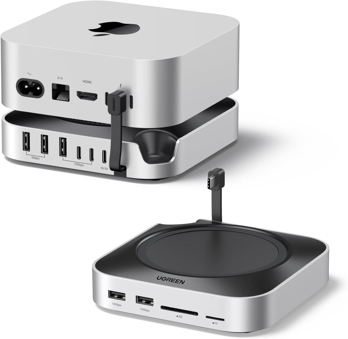 UGREEN Mac mini M4 Dock & Stand with NVMe SSD Enclosure