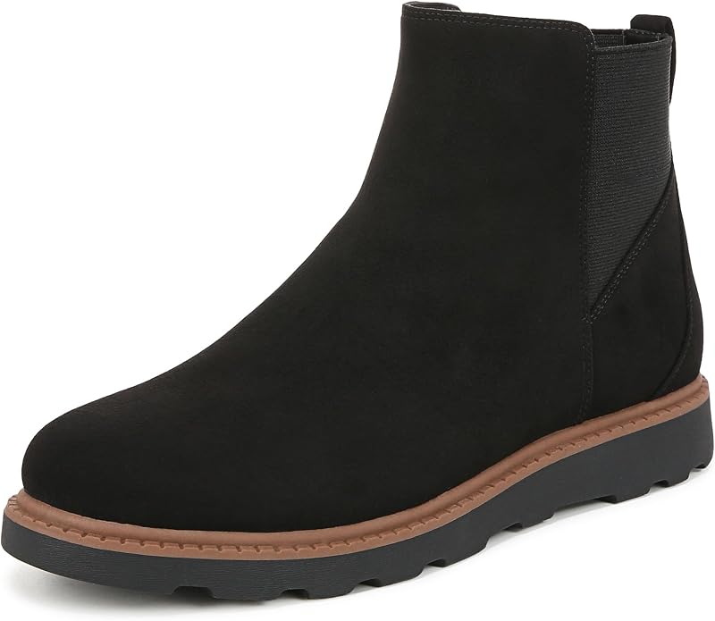 Dr. Scholl's Women's Maryland Booties Black Microfiber 8 M