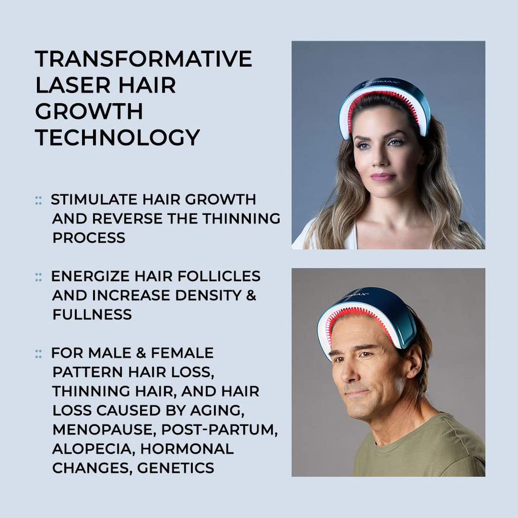 HairMax Laser Band 41 - Hair Growth Device - Restores Natural Hair Cycle with Red Light Therapy