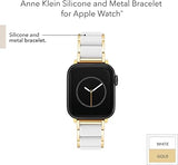 Anne Klein Rubberized Link Bracelet Band for (Not included Apple Watch®) (OPEN BOX)