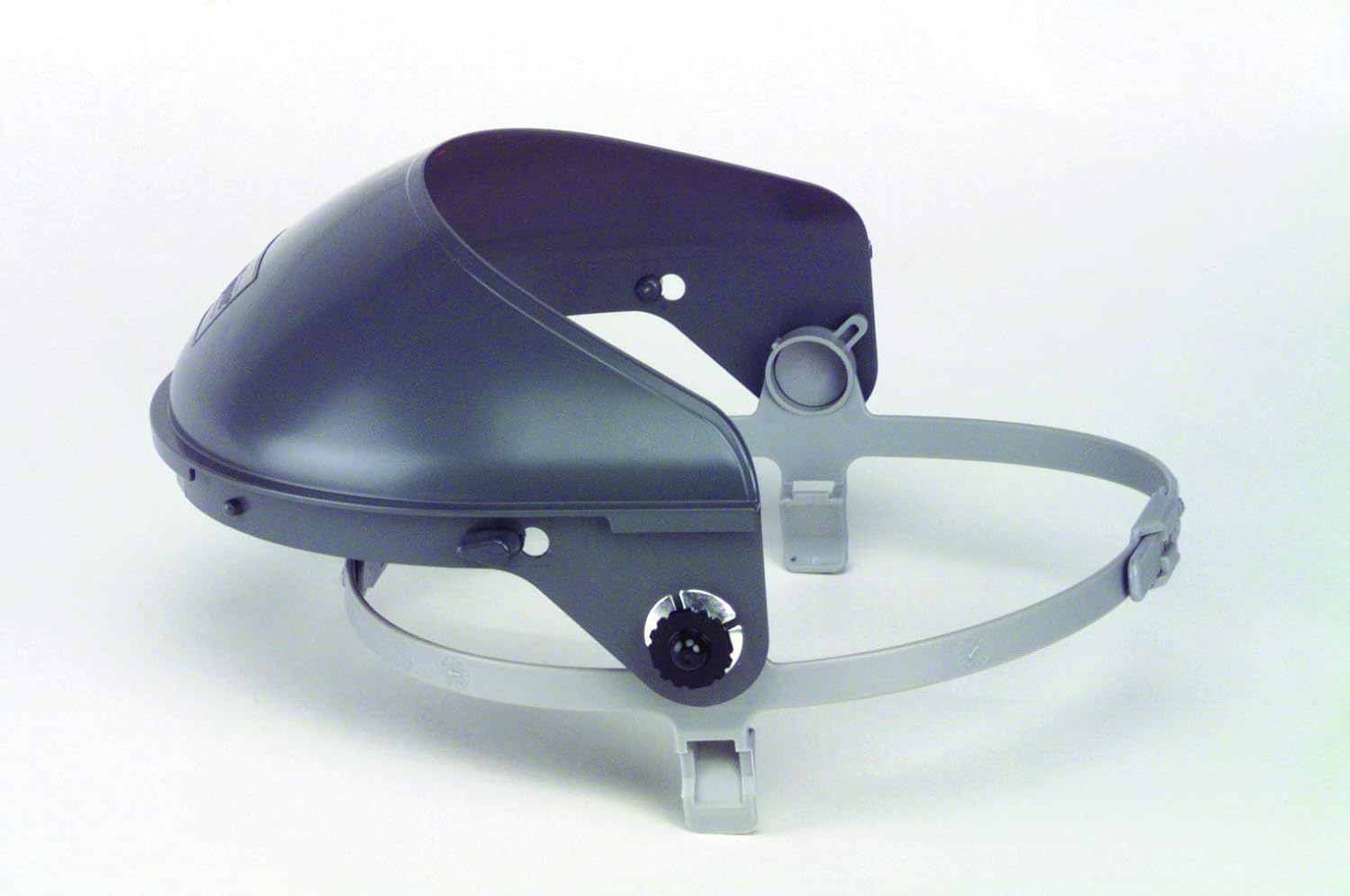 Fibre-Metal by Honeywell | Model F5400 | Speedy Loop Mounting High Performance Face Shield System for 4" Crown Size Hard Hats | Grey