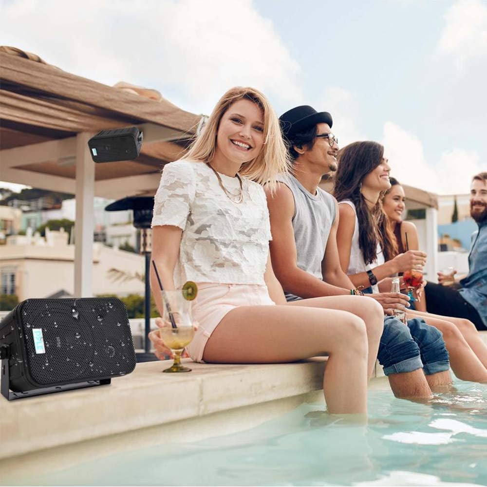 Pyle Home Dual Waterproof Outdoor Speaker System - Black