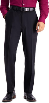 Haggar Men's Tailored Fit Pants Black 40W/30L