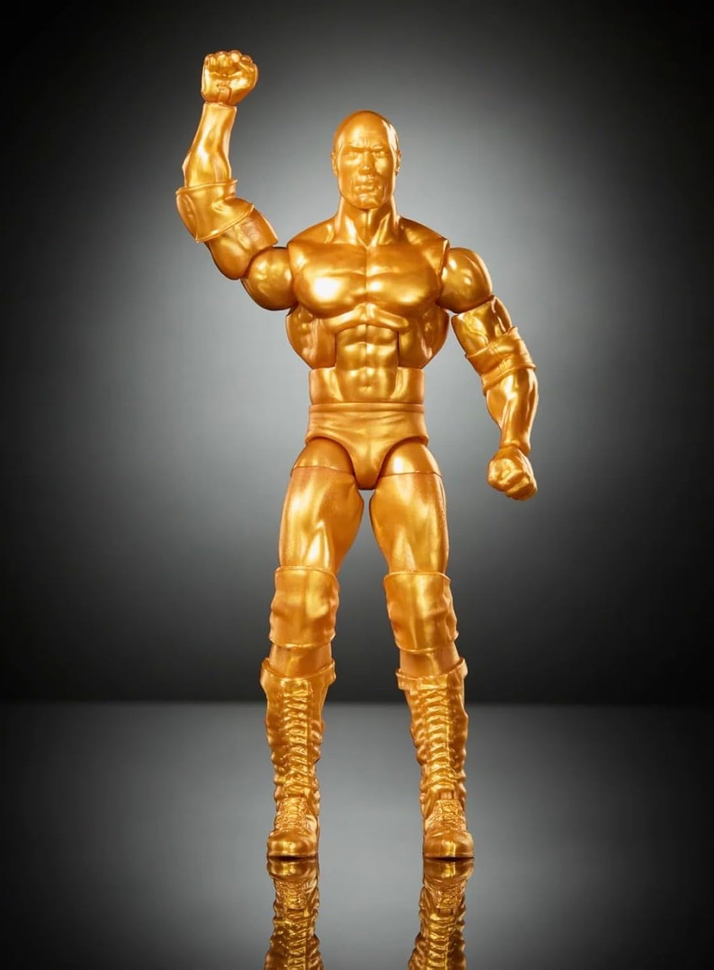 WWE The Rock The Final Boss Gold Collectors Edition Mattel Elite Collection Series
