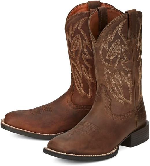 Justin Men's Canter 11" Western Boots, Square Toe  Size 8