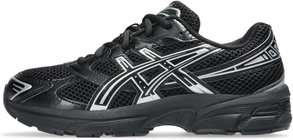 ASICS Unisex Kid's Gel-1130 Grade School (Big Kid), (Black/Pure Silver) , 4.5 Medium, Big Kid