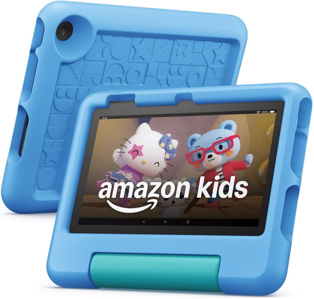 Amazon Fire 7 Kids tablet ,  7" kids tablet - 10-hr battery, 16 GB, Blue