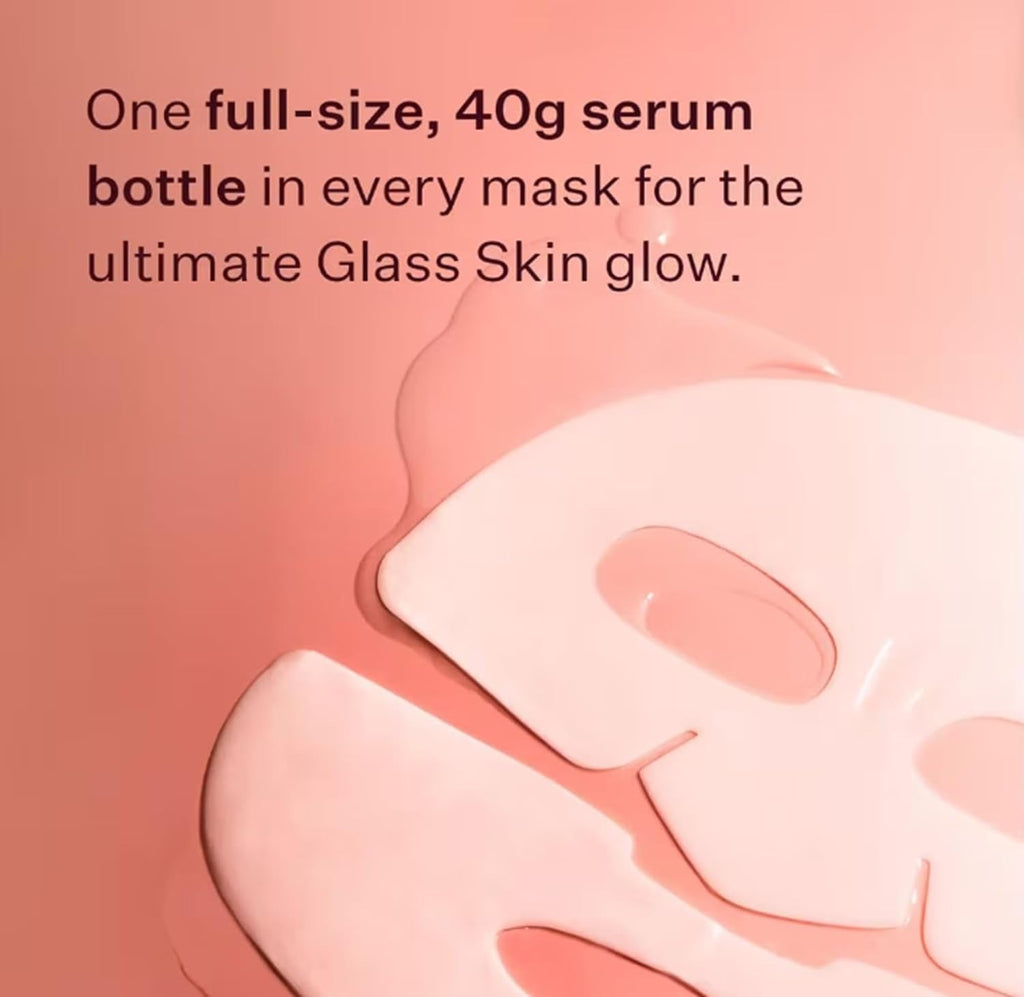 Peach & Lily Glass Skin Ginseng Collagen Mask Pack of 7