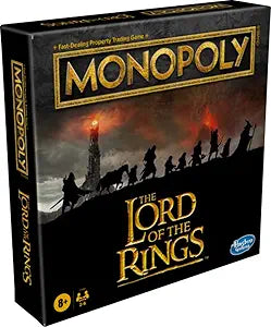 Hasbro Gaming Monopoly: The Lord of The Rings Edition Board Game Inspired by The Movie Trilogy, Play as a Member of The Fellowship, Ages 8 and Up (Amazon Exclusive) (New, Open Box)