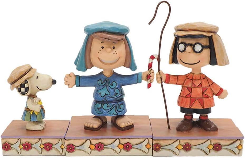 Enesco Peanuts Mini Nativity Scene (Full Set) by Jim Shore , 7.5 Inch, Multicolor