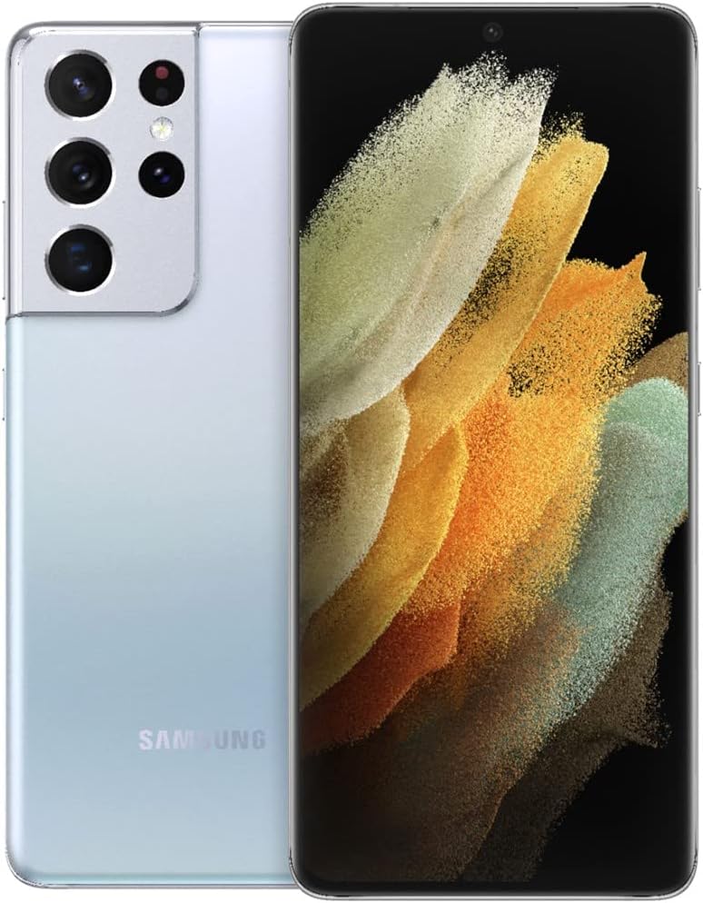 Galaxy S21 Ultra 5G 128GB Phanton Silver Unlocked (sim not included) (used) *charger not included*