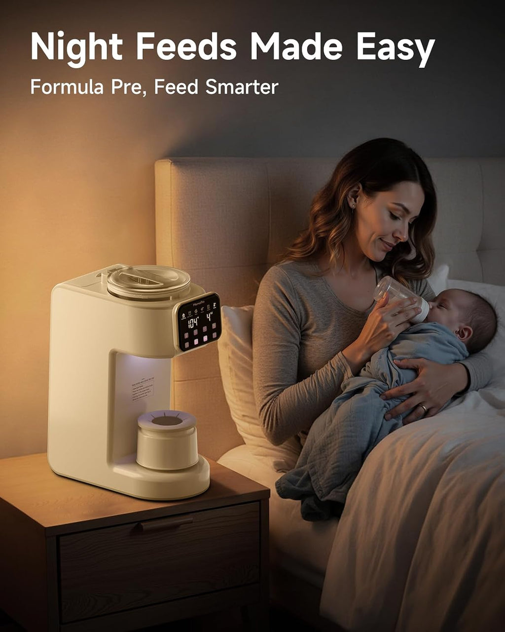 MamaPro PureMix Automatic Formula Dispenser, White