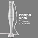 Proctor Silex Electric Immersion Blender with Detachable Dishwasher Safe Blending Wand - 59739