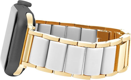 Anne Klein Rubberized Link Bracelet Band for (Not included Apple Watch®) (OPEN BOX)