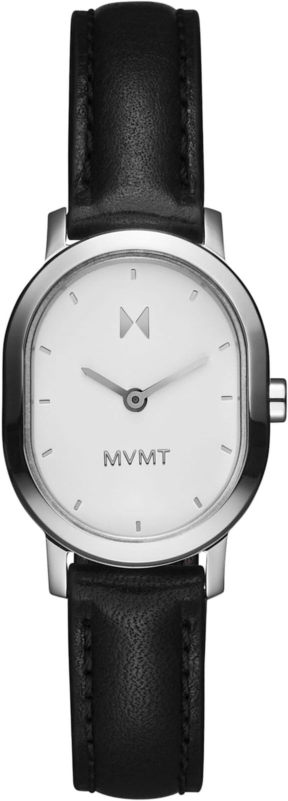 MVMT Carmel Oval Women’s Watch, Quartz 2-Hand, 25mm, Leather Strap, 30M Water Resistant – Gift for Her