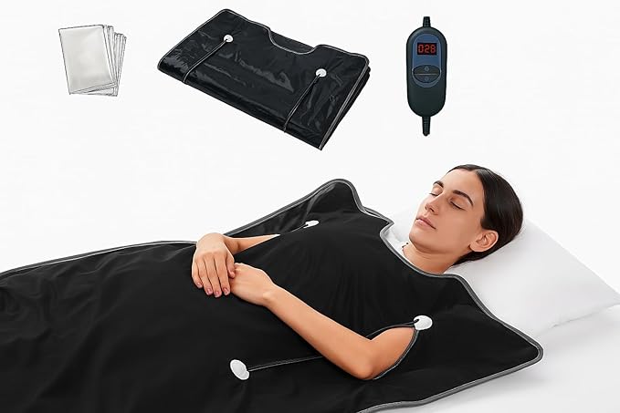 Portable Far Infrared Sauna Blanket for Body Relaxation & Detoxification