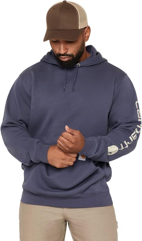 Carhartt Men's Iconic K288 Logo Sweatshirt - Superstorm - Size Large