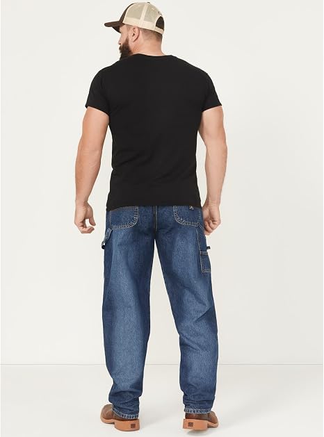 Cinch Men's Blue Vintage Label Utility Fit Tapered Loose Jeans -Size 40x38
