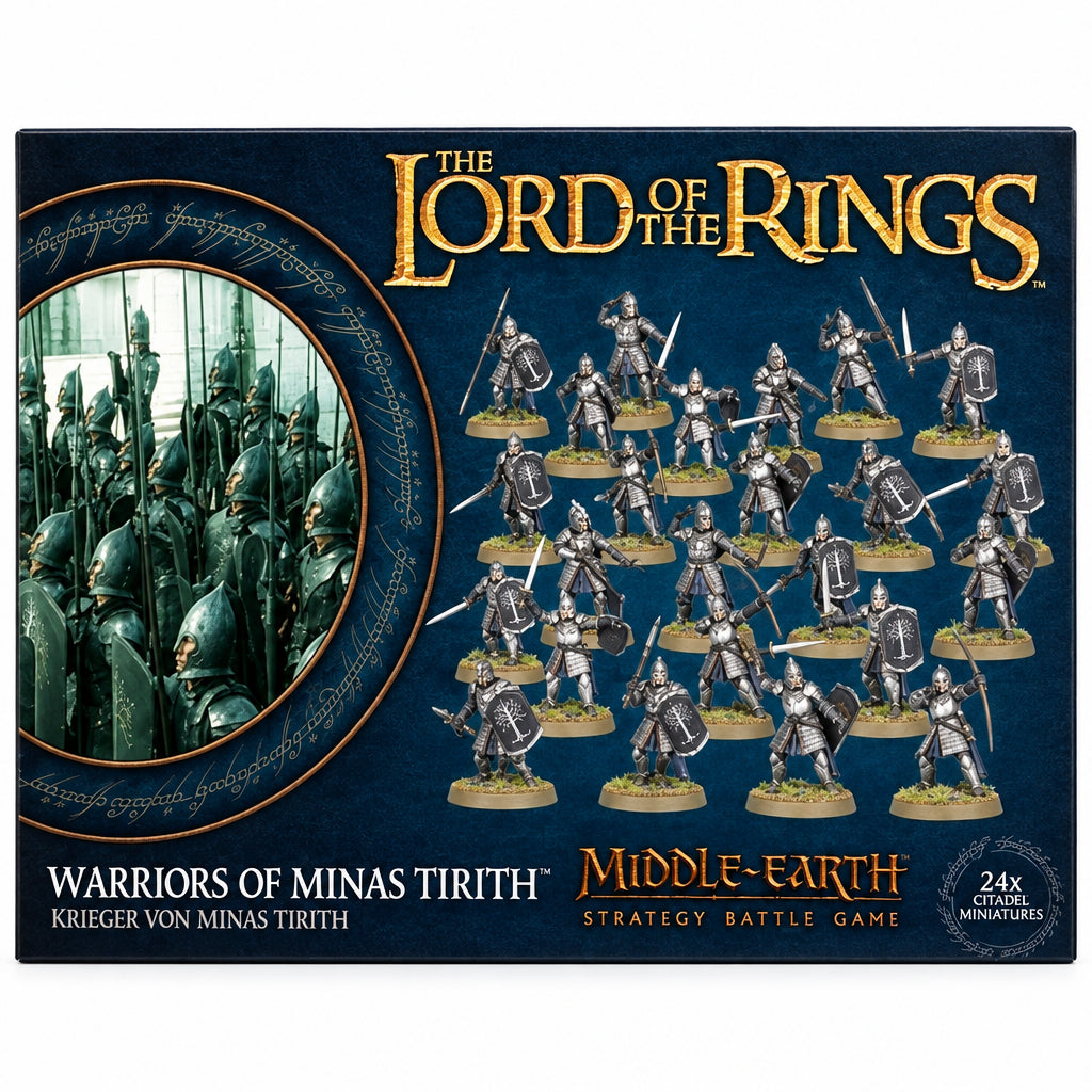 GAMES WORKSHOP - Middle-earth Warriors of Minas Tirith - 24 Citadel Miniatures