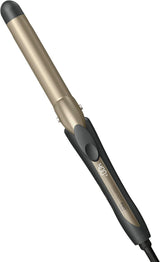INFINITI PRO CONAIR Tourmaline Ceramic 1-Inch Curling Iron, Clamp Curling Iron, 1-Inch Barrel Champagne/Gray