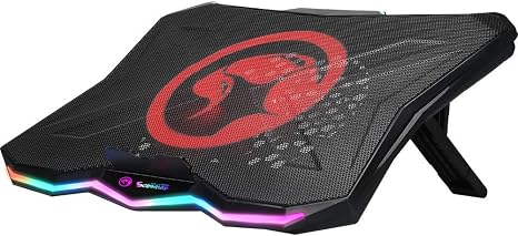 MARVO FN-40 RGB Laptop Cooler Cooling Pad, Supports Up to 17 inch