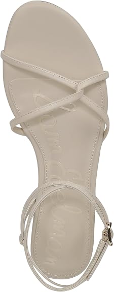 Sam Edelman Women's Ellina Flat Sandal, Modern Ivory, (Size: 7M)