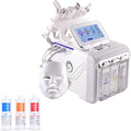Hydrogen Oxygen 7 in1 Facial Care Machine with Serums 400ml AS1 SA2 AO3, Peeling Solution Salon, for Salon SPA Home Use