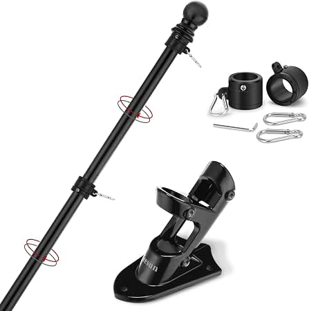 Yeesun Yeesun 6FT Flag Pole for Outside House