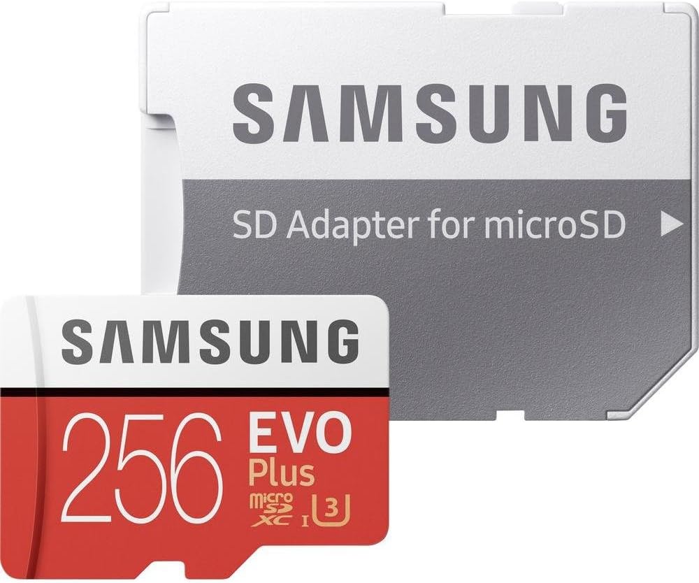 Samsung 256GB EVO Plus Class 10 UHS-I microSDXC U3 with Adapter
