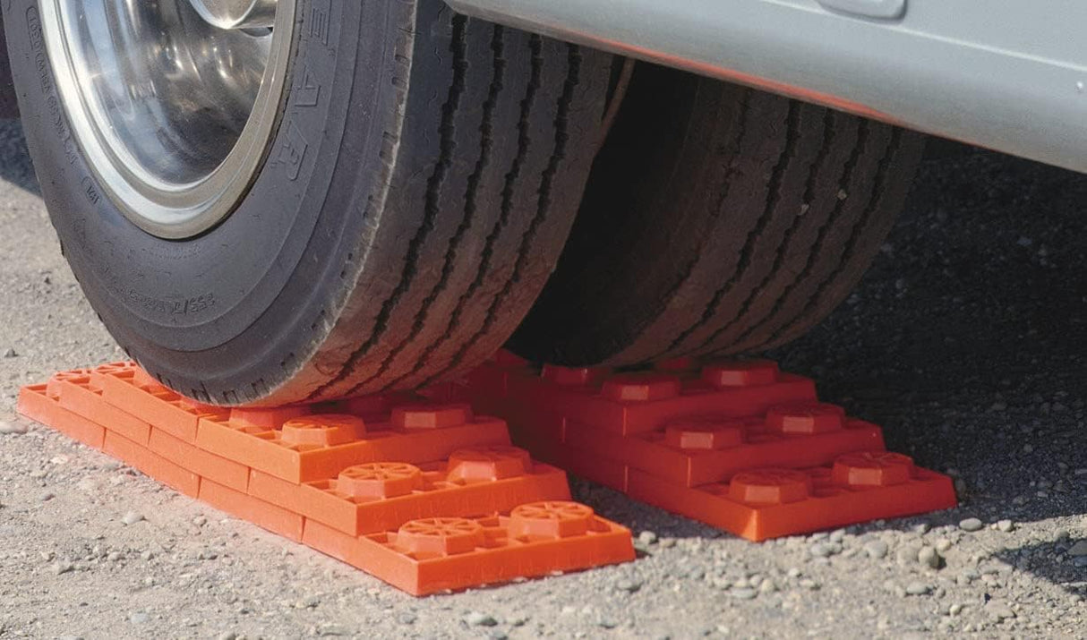 Tri-Lynx Lynx Levelers RV/Trailer/Motorhome Interlocking Leveling Blocks with Nylon Storage - 10 pack Bag