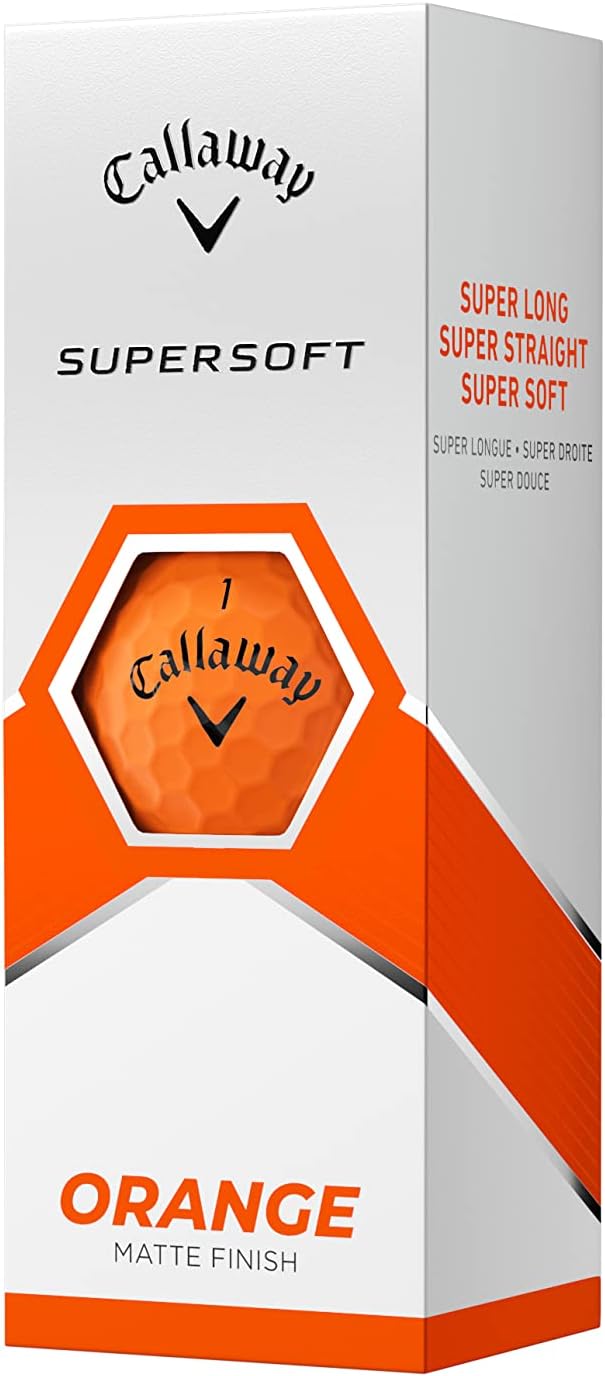 CALLAWAY Supersoft Golf Balls - Orange - 12