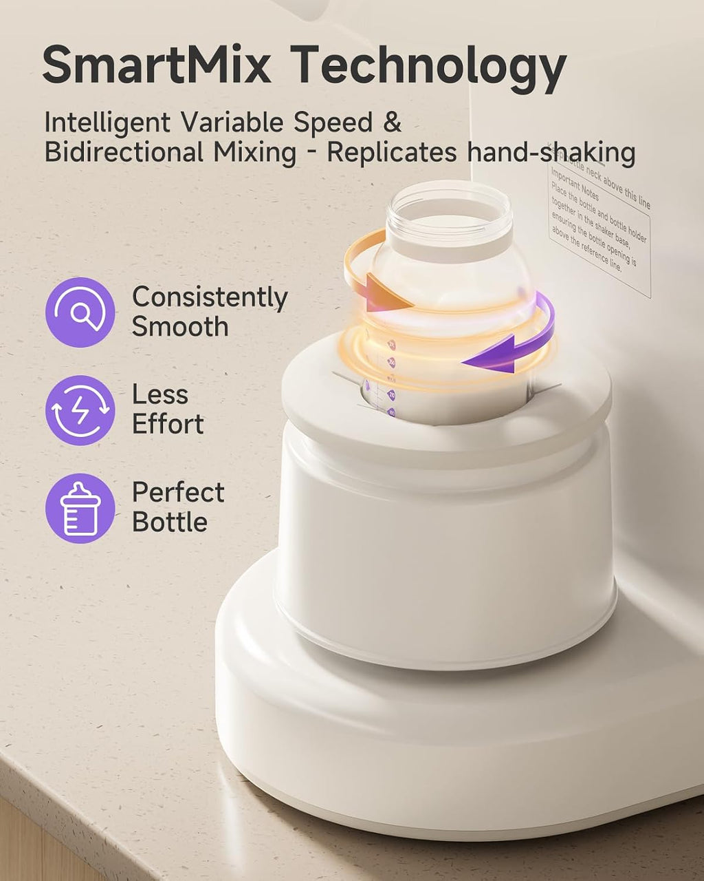 MamaPro PureMix Automatic Formula Dispenser, White