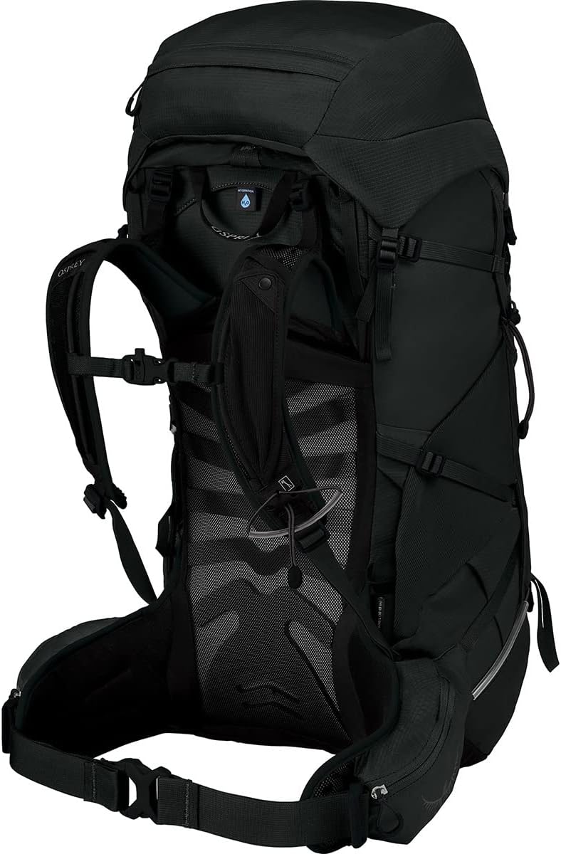 Osprey Tempest 40L Women's Hiking Backpack with Hipbelt, Stealth Black, WM/L