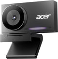 Acer 4K Webcam for PC/Mac with All-Metal Unibody Sculpted, Sony 1/2" Sensor, PDAF, 2 Noise Reduction Mics , Streaming Camera