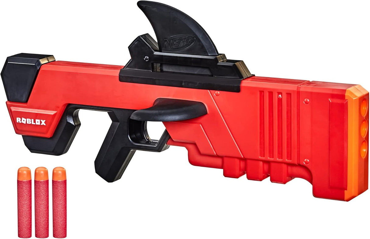 Nerf Roblox MM2: Shark Seeker Dart Blaster, Shark-Fin Priming,