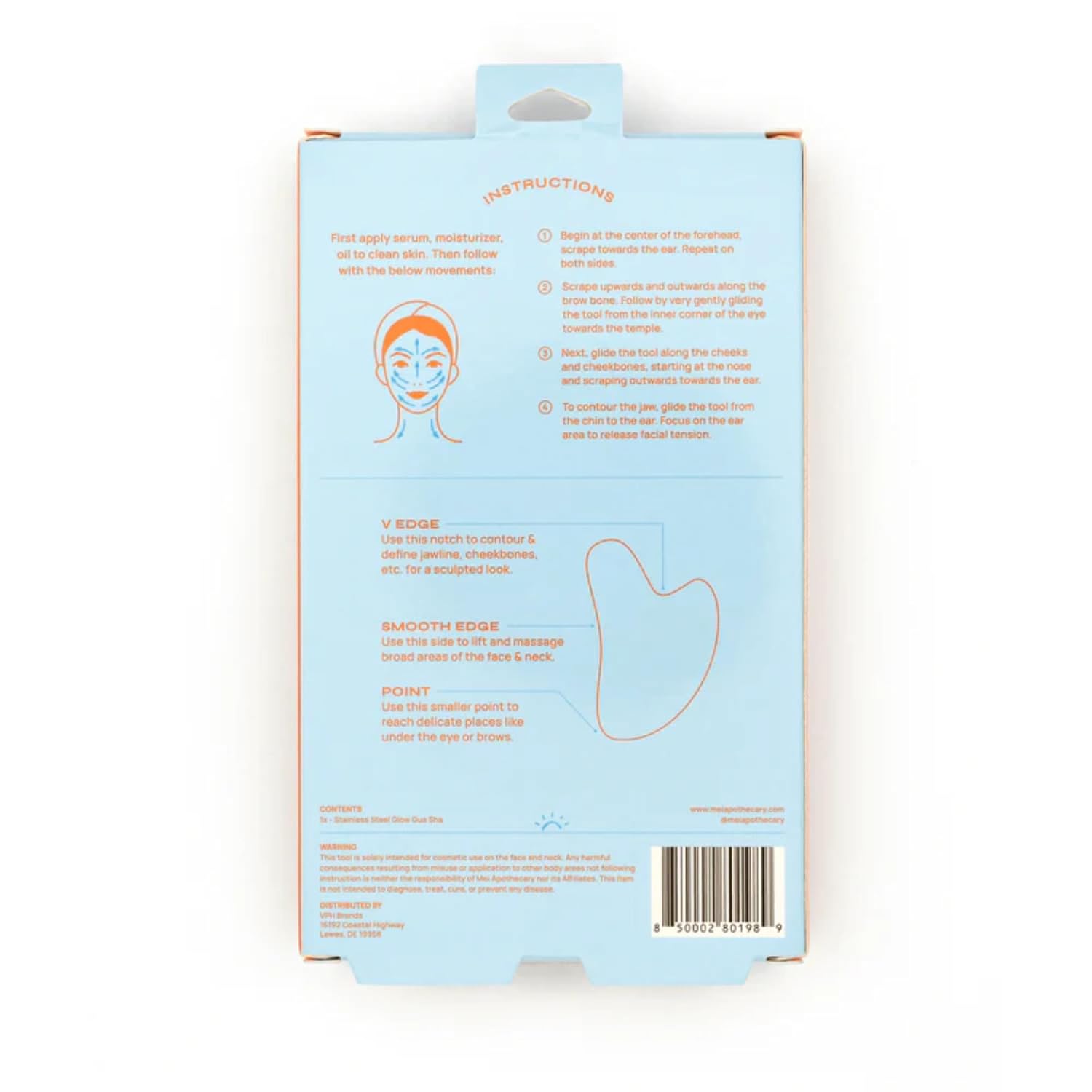 MEI APOTHECARY Stainless Steel Glow Gua Sha