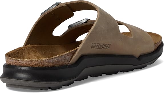 BIRKENSTOCK Men's Arizona Crosstown Sandal in Tobacco Brown - 11 Reg