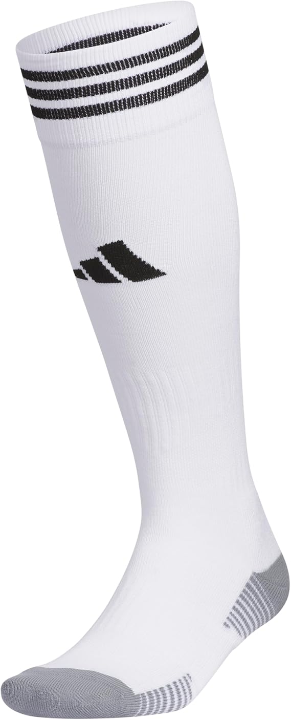 adidas Copa Zone Cushion Over-the-Calf Soccer Socks (1 Pair)- White/Black - Size M
