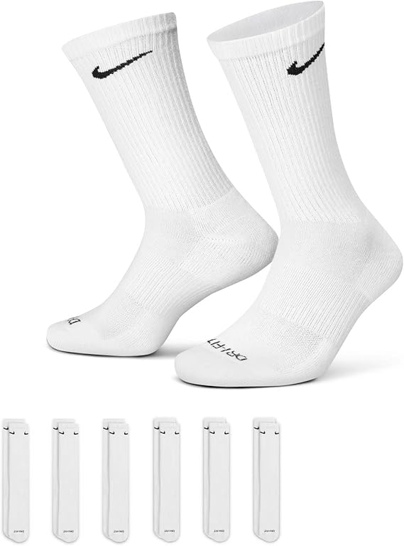 Nike Women's Performance Cushion Crew Training Socks Size 8-12