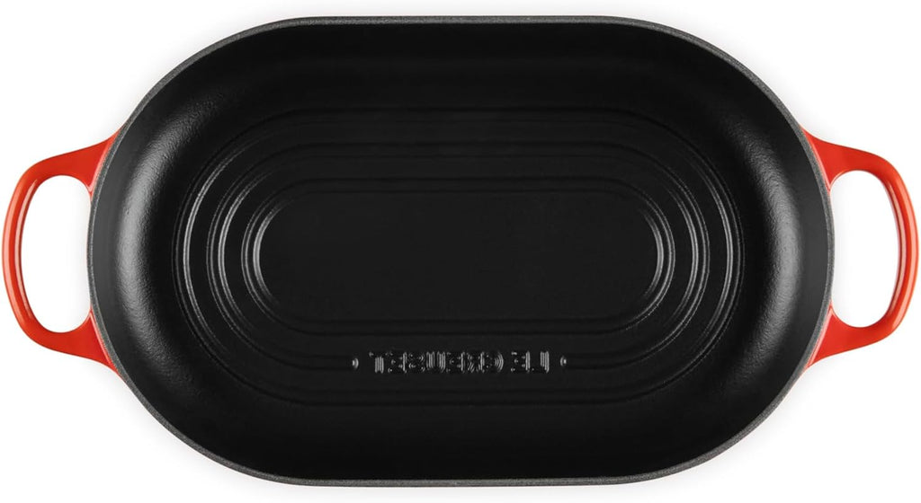 Le Creuset Enameled Cast Iron Oval Bread Oven, 11.5 inch, Cerise