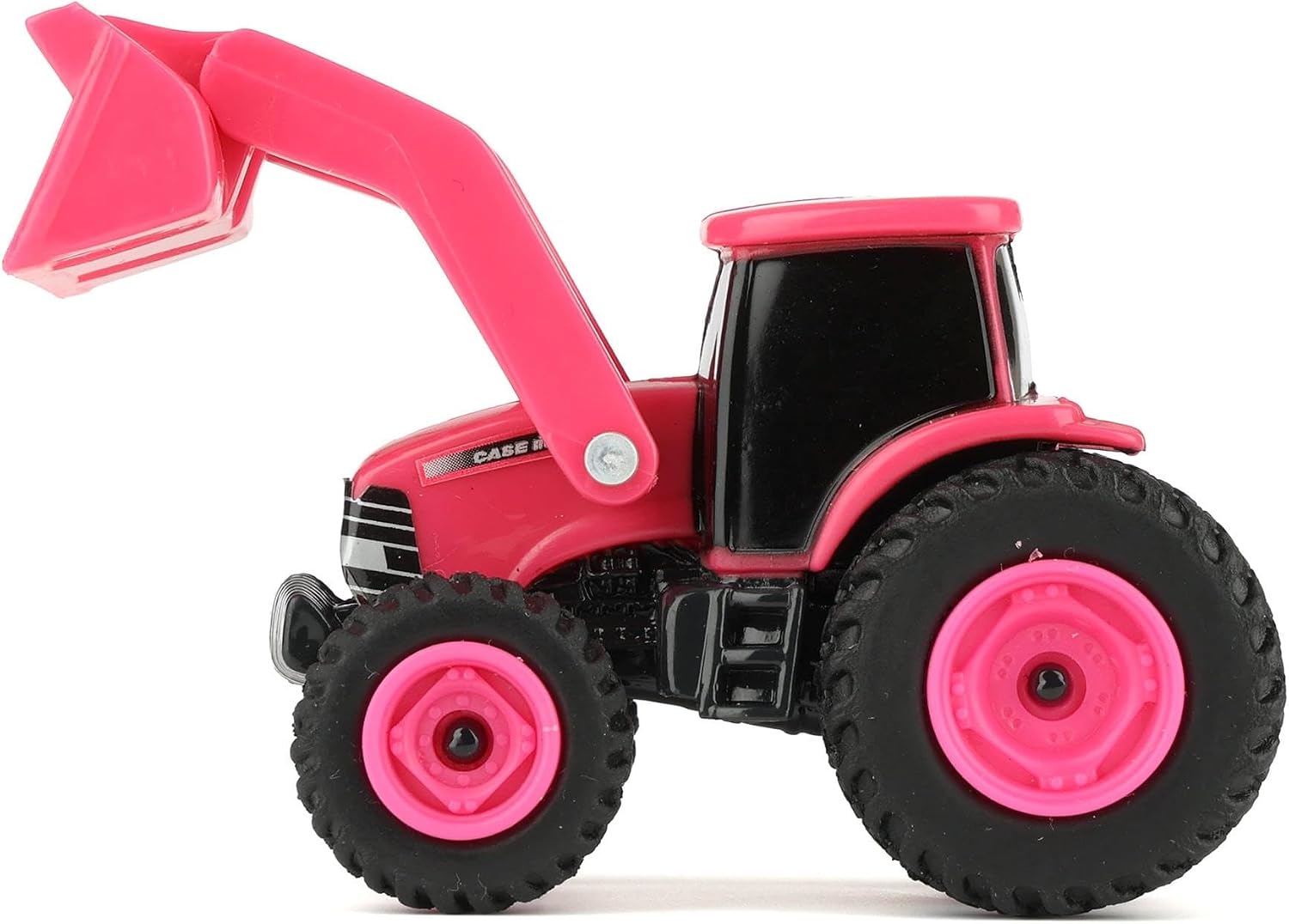 ERTL 1/64 Collect N Play Case IH Pink Tractor with Loader